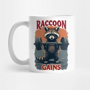Raccoon Fitness Gains Mug